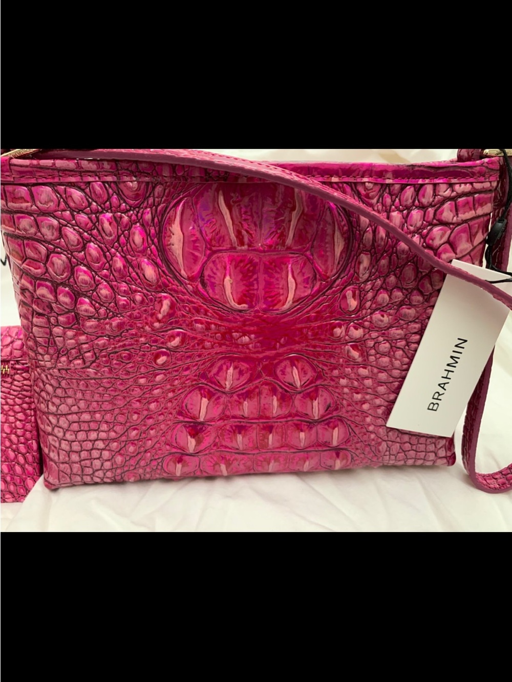 NWT Brahmin Potion (Hot Pink) Lorelei and Matching Potion Ady Wallet - Picture 6 of 14